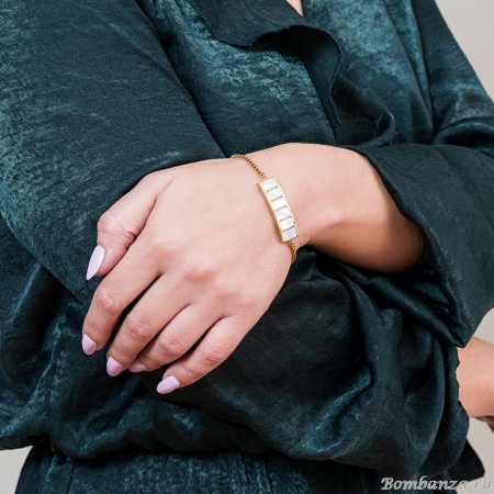 Браслет Fiore Luna, Пирамида SHELL WHITE